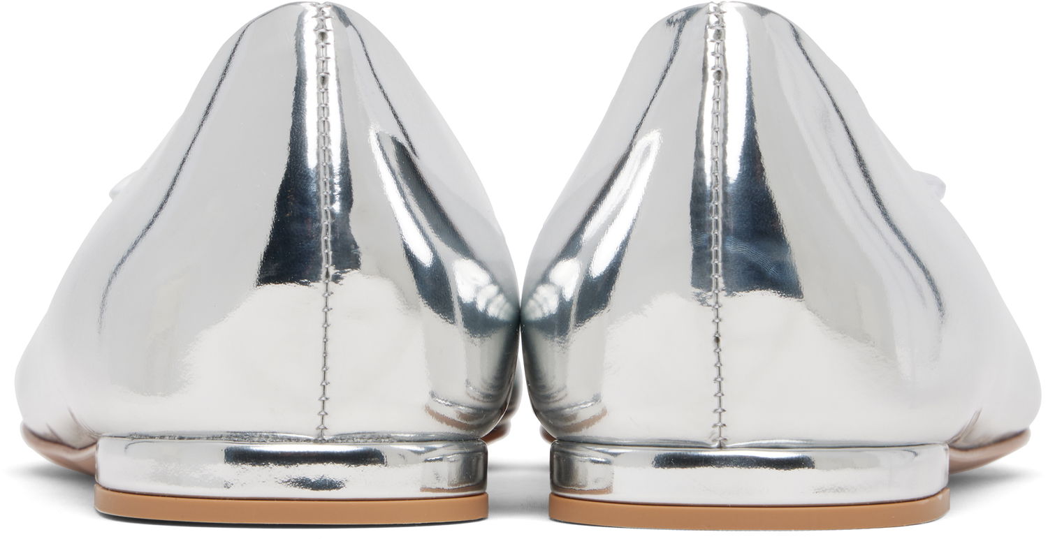 Tenisice i cipele Gianvito Rossi Metallic Crystal-Embellished Jaipur Ballerina Flats Metalik | G22131-05RIC-MET, 1
