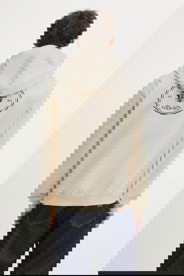 Dukserice Sporty & Rich Sporty & Rich Eden Crest Embroidered Hoodie Bež | ST07060666CR01, 4