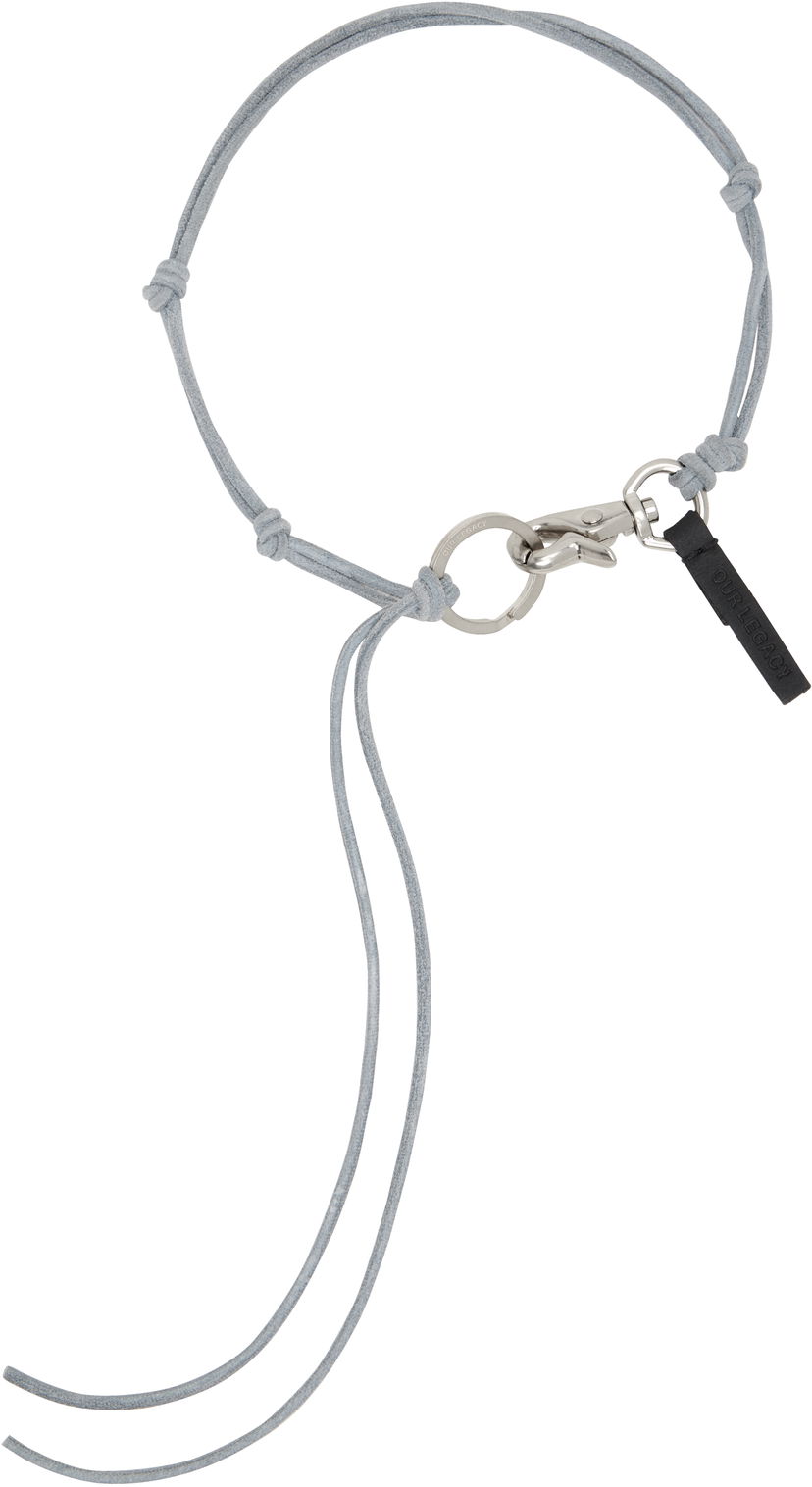 Privjesci za ključeve OUR LEGACY Our Legacy Ladon Suede Necklace Siva | A2238LBE