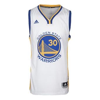 Majica bez rukava adidas Originals Golden State Warriors Stephen Curry Jersey Bijela | A45915