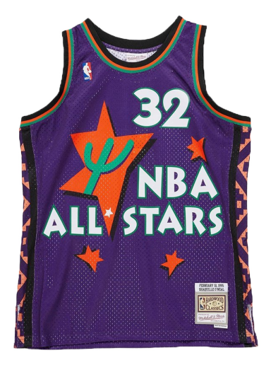 Dres Mitchell & Ness ALL STAR 1995 East Shaquille O'Neal Swingman Jersey Ljubičasta | SMJYAC20037-ASEPURP95SON