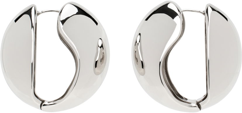 Naušnice Coperni Coperni Silver Tone Earrings Metalik | COPBI24725