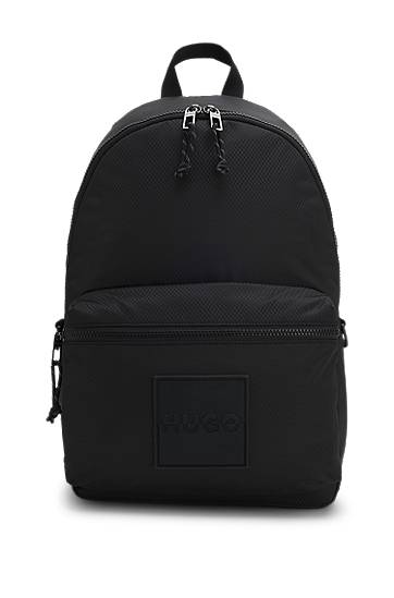 Ruksak BOSS HUGO Ripstop Backpack with Logo Patch Crna | 50551793