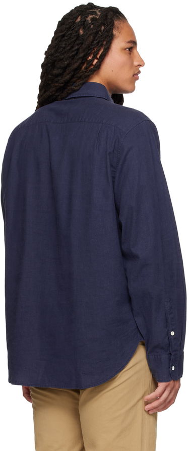 Košulja rag & bone Rag & Bone Gus Button-Down Shirt Tamnoplava | MBW23PA440CHML, 2