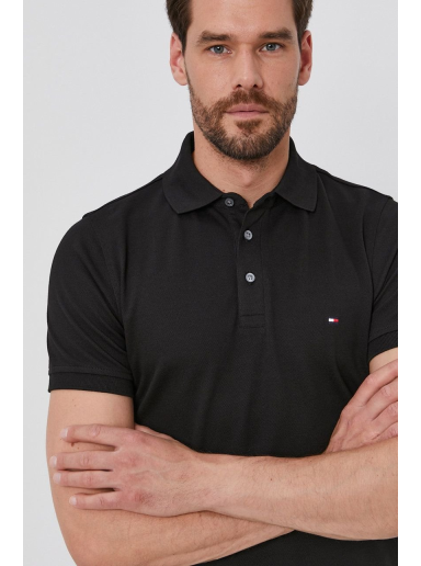 Majica kratkih rukava Tommy Hilfiger Polo Shirt Crna | MW0MW17771.NOS