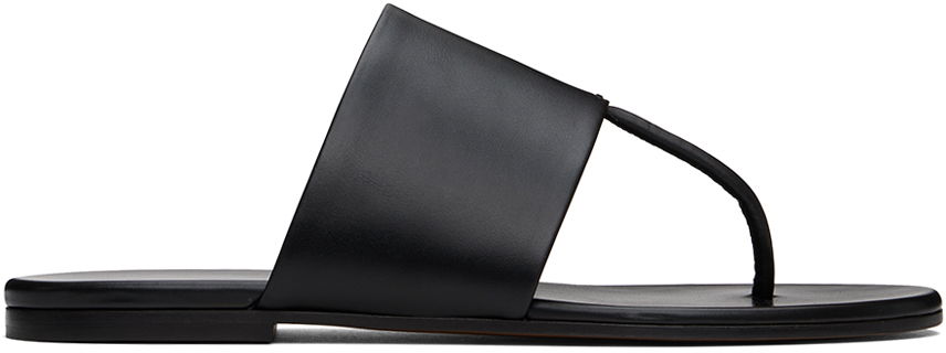 Odjeća The Row The Row Signum Thong Sandals Crna | F1534-L57, 0