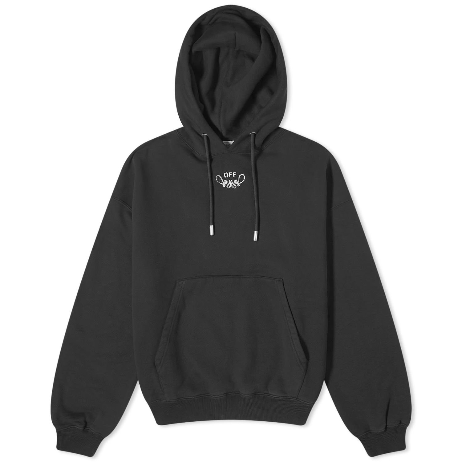 Dukserice Off-White Bandana Half Arrow Popover Hoodie Crna | OMBB118S24FLE0011001, 0