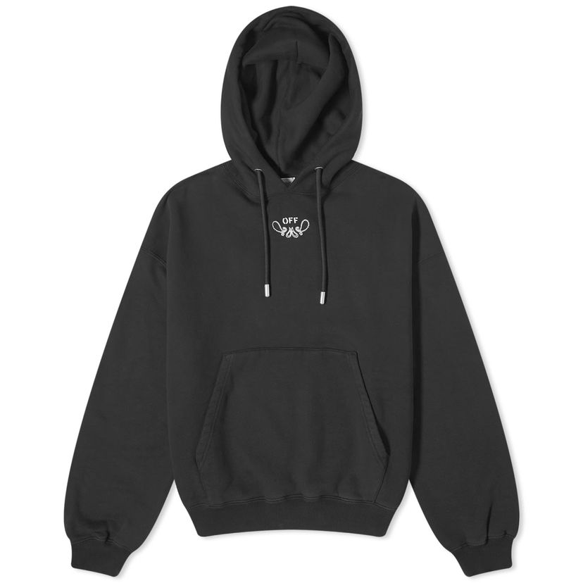 Dukserice Off-White Bandana Half Arrow Popover Hoodie Crna | OMBB118S24FLE0011001
