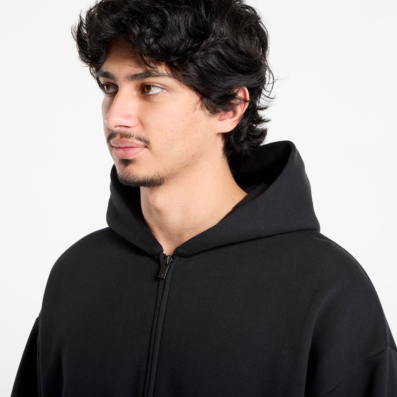 Dukserice Fear of God Fear of God Essentials Classic Full Zip Hoodie Crna | 192SP254780F-861, 1