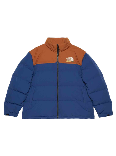 Pernata jakna Gucci The North Face x Down Jacket Tamnoplava | 663757 XAADP 4383