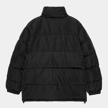 Pernata jakna Carhartt WIP Brent Padded Hooded Jacket with Pockets Crna | I035361_48, 1