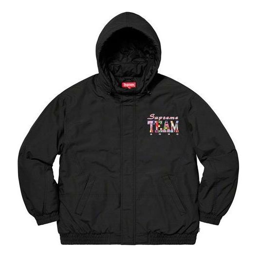 Vjetrovka Supreme Super Team Puffy Jacket Crna | SUP-SS20-489