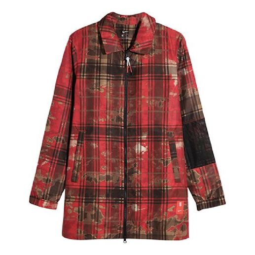 Vjetrovka Nike Kyrie Irving Print Casual Long Sleeve Jacket Crvena | CK6752-673, 0
