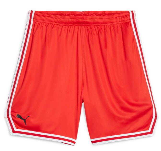 Kratke hlače Puma Hoops Team Game Short Crvena | 676629-04