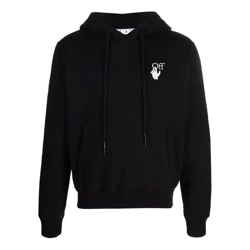 Dukserice Off-White Off-White FW21 Long Sleeves Hoodie Crna | OMBB034F21FLE0021084