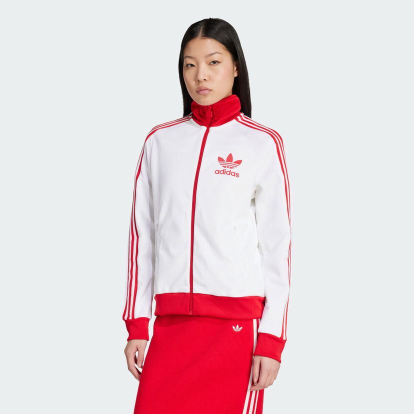 Trenerka adidas Performance Beckenbauer Track Jacket Bijela | JX7849