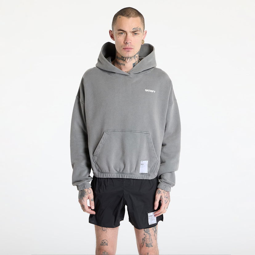 Dukserice Satisfy Satisfy SoftCell Hoodie Siva | 11046-AG-SAB