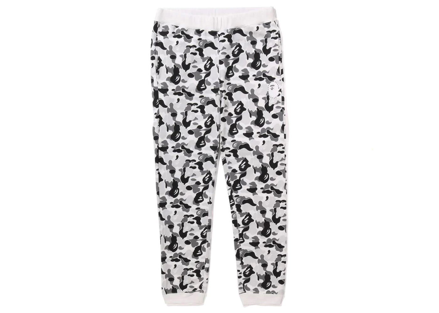 Trenirka BAPE BAPE ABC Camo Crystal Stone Sweat Pants Gray Bijela | 1J80-152-020, 0