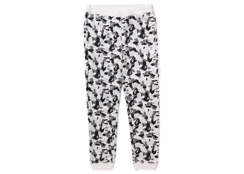 Trenirka BAPE BAPE ABC Camo Crystal Stone Sweat Pants Gray Bijela | 1J80-152-020