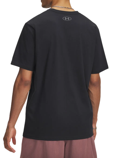 Majica kratkih rukava Under Armour UA Triple Stack Logo Short Sleeve T-Shirt Crna | 6004173-001, 3
