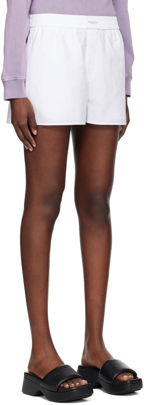 Kratke hlače Alexander Wang Alexander Wang.t Button-Fly Shorts Bijela | 4WC2244370, 1