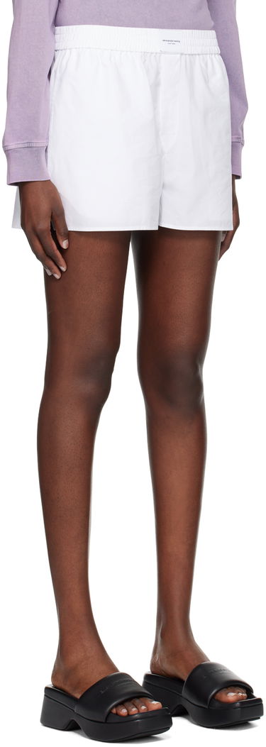 Kratke hlače Alexander Wang Alexander Wang.t Button-Fly Shorts Bijela | 4WC2244370, 1