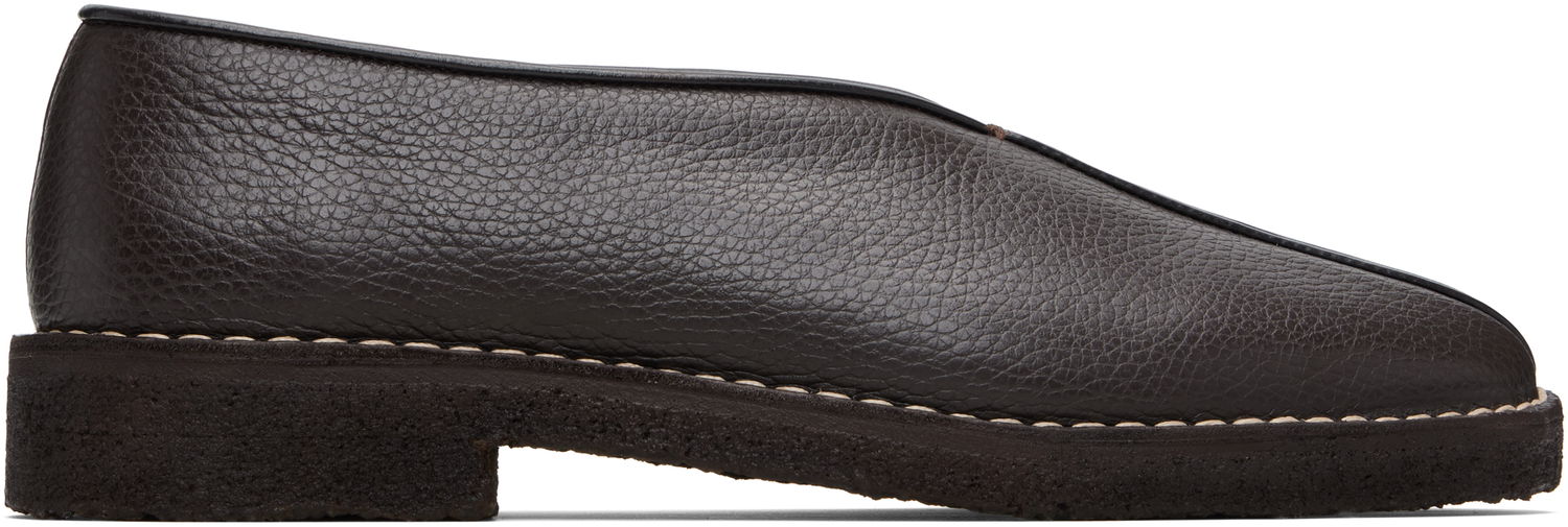 Tenisice i cipele LEMAIRE Piped Crepe Loafers Smeđa | FO0247 LL205, 0