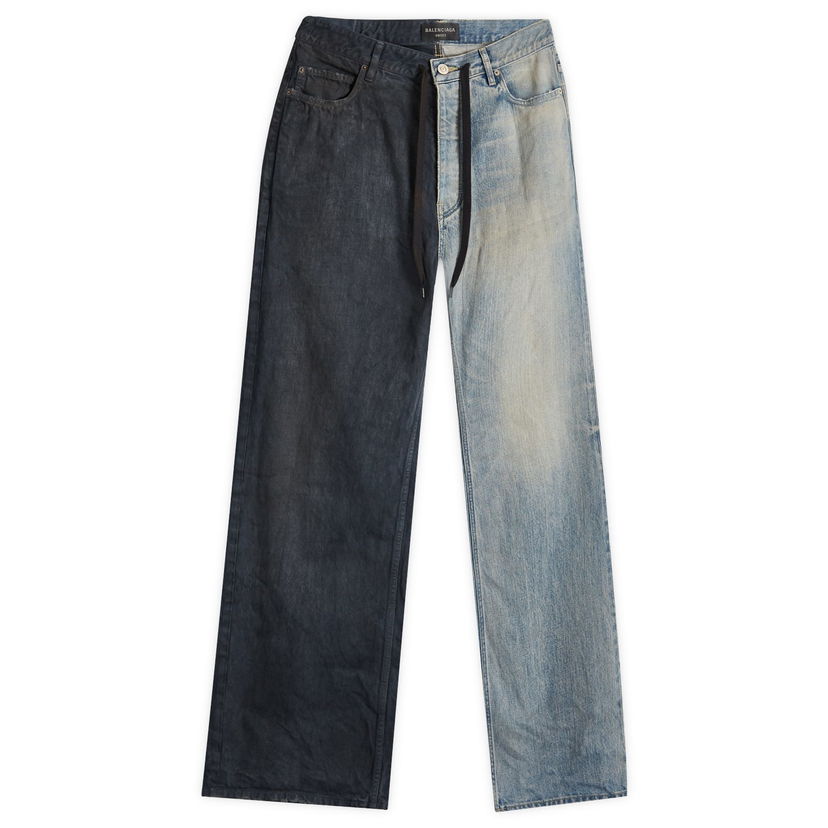 Jeans Balenciaga Fifty-Fifty Jeans Siva | 793766-TQW72-2632