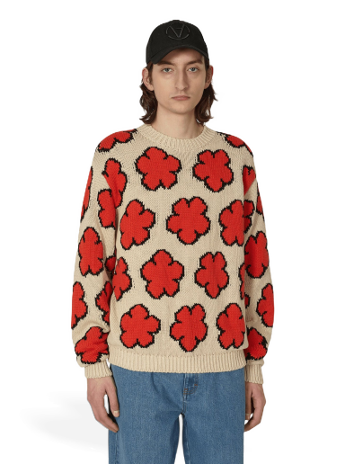 Džemper KENZO All-Over Boke Flower Jumper Bež | FD55PU3563CI 03