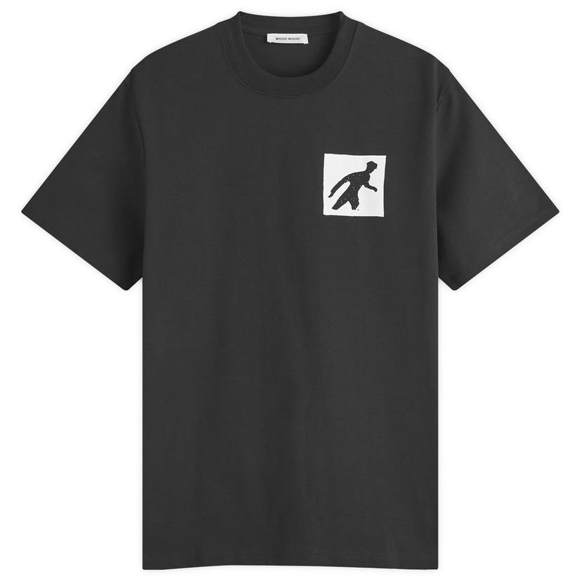 Majica kratkih rukava WOOD WOOD Bobby Stone Age T-Shirt Crna | 30250232-9999