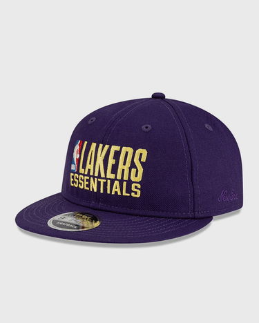 Kapa New Era Fear of God ESSENTIALS LOS ANGELES LAKERS 59FIFTY Retro Crown Flat Cap Ljubičasta | 60792605, 0
