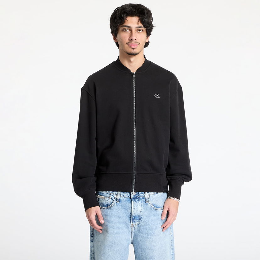 Dukserice CALVIN KLEIN Calvin Klein Jeans Heavyweight Embroidered Sweatshirt Crna | J30J326753 BEH