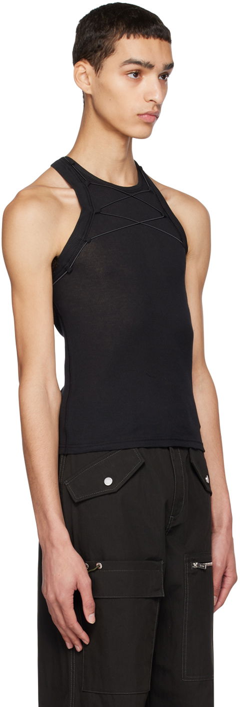 Majica bez rukava Dion Lee Lace Tank Top Crna | C3099R23, 1