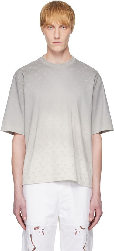 Majica kratkih rukava Marine Serre Marine Serre Moon Faded Loose Fit T-Shirt Siva | UTT001A CJER0070, 0