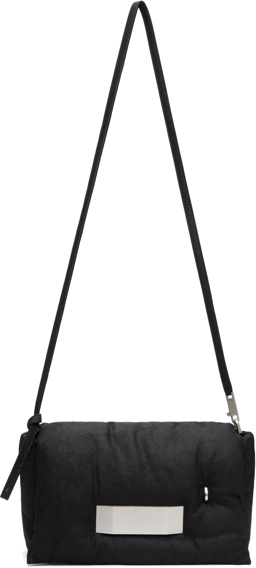 Torba za rame Rick Owens Rick Owens Concordians Big Pillow Griffin Bag Crna | RA02E0746 LBAPA