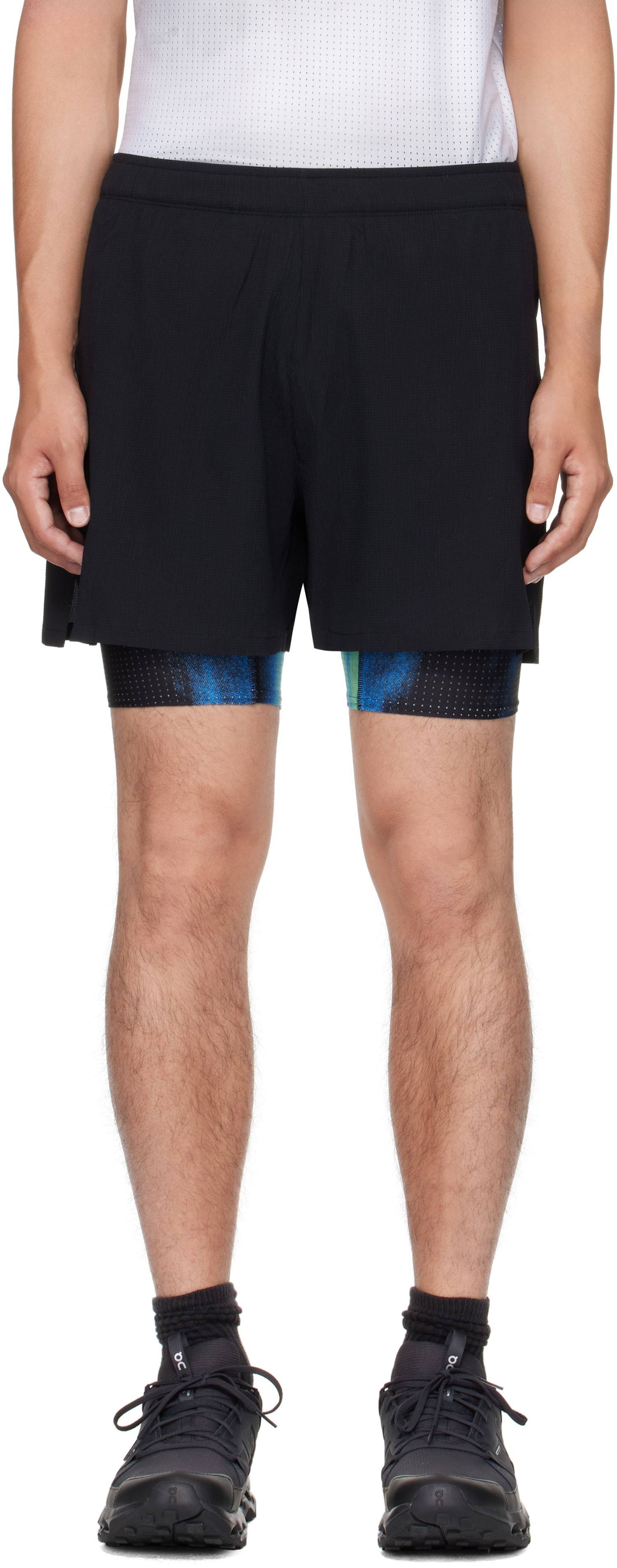 Kratke hlače On Running Pace 2-in-1 Running Shorts Crna | 1MF10813398, 0