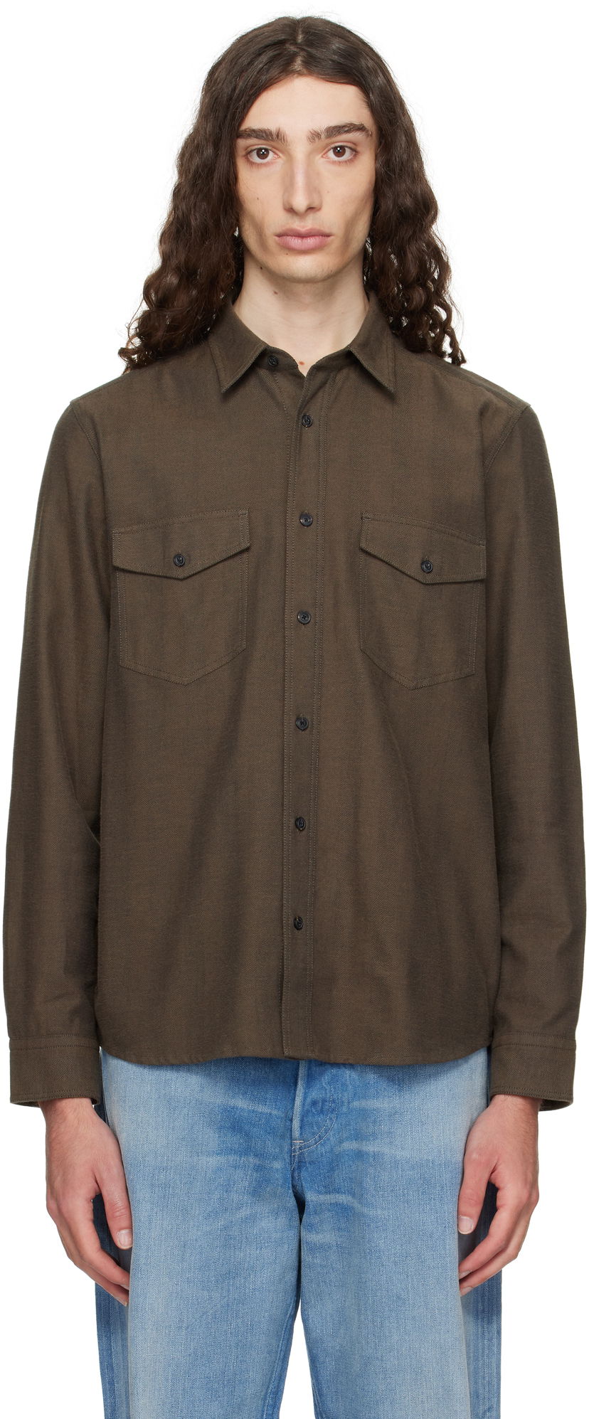 Košulja BOSS Hugo Flap Pocket Shirt Zelena | 50545396