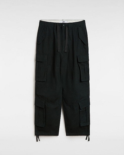 Cargo hlače Vans Premium Baggy Cargo Trousers Crna | VN000HMYD6P