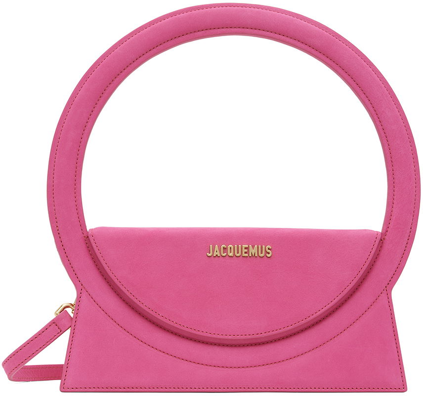 Torba za rame Jacquemus Le Raphia 'Le Sac Rond' Bag Ružičasta | 22H221BA015-3066, 0
