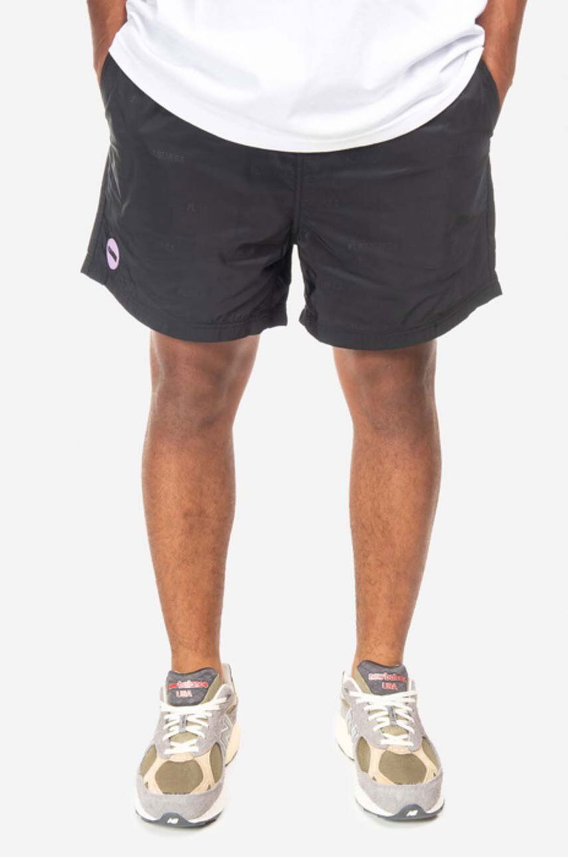 Kratke hlače Pleasures Shorts Crna | P22SU021