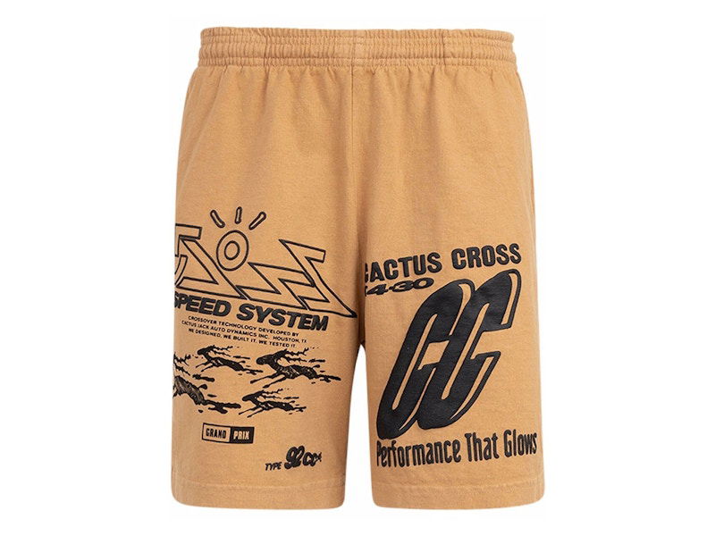 Kratke hlače Cactus Jack by Travis Scott Cactus Jack 92CC Shorts Smeđa | CJJ6BS17