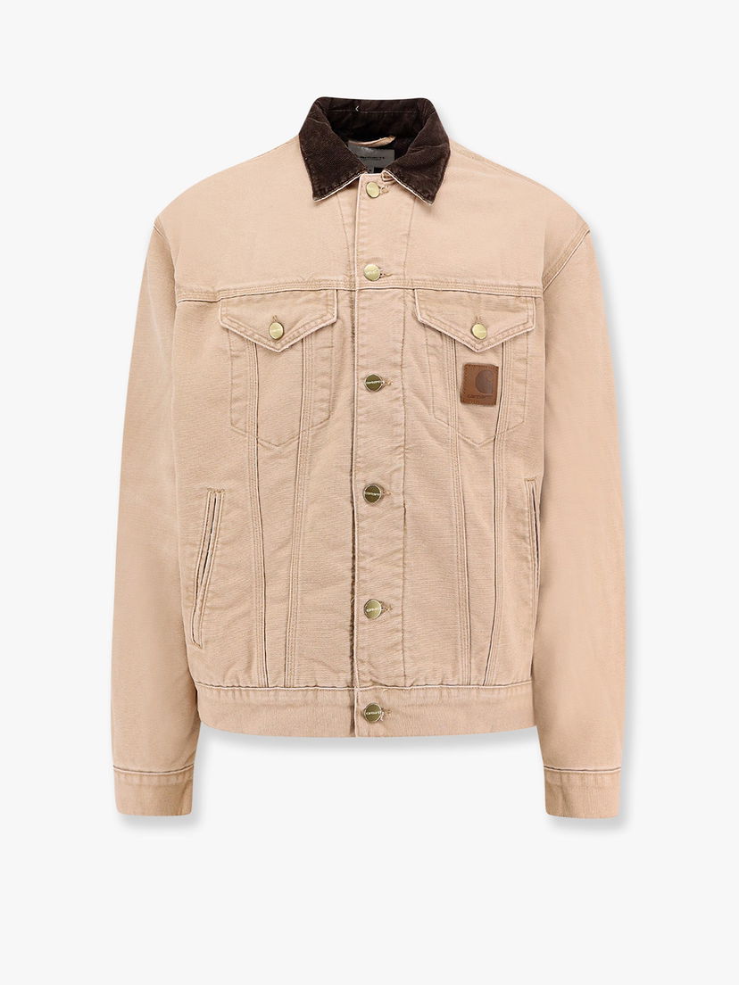 Jakna Carhartt WIP Corduroy Collar Denim Jacket Bež | I0343152N24O