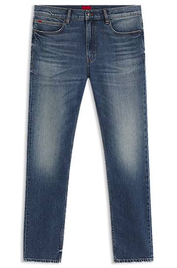 Jeans BOSS Slim-Fit Comfort-Stretch Denim Jeans Plava | 50542690