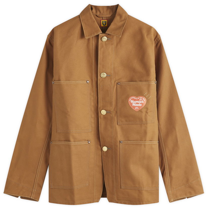 Košulja Human Made Coverall Jacket by Human Made Smeđa | HM28JK011-BR
