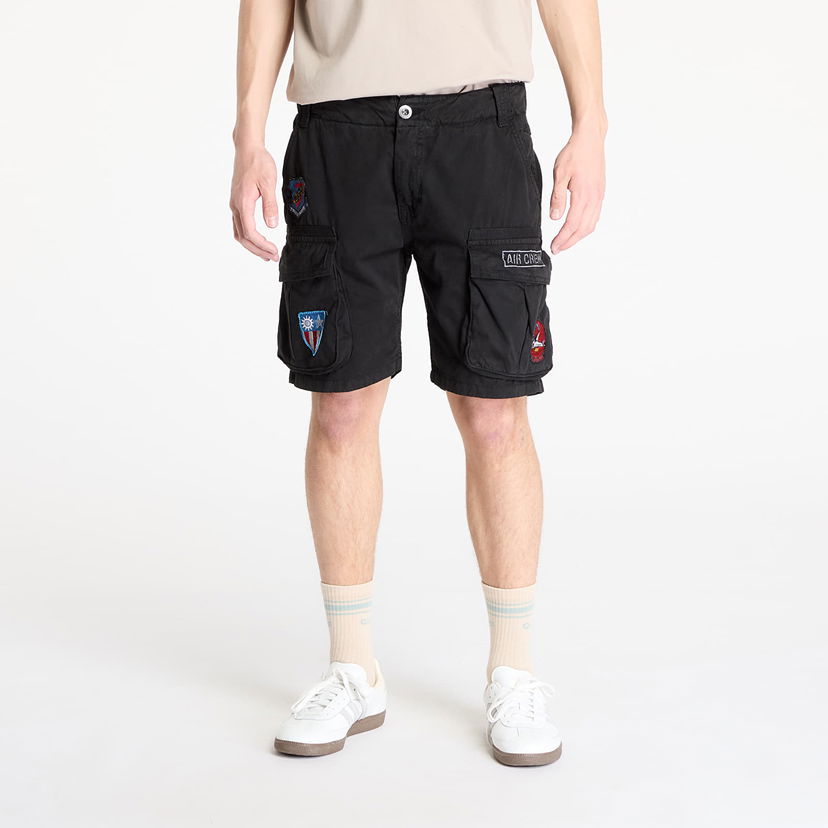 Kratke hlače Alpha Industries Alpha Industries Flying Tigers Shorts Crna | 156254-03
