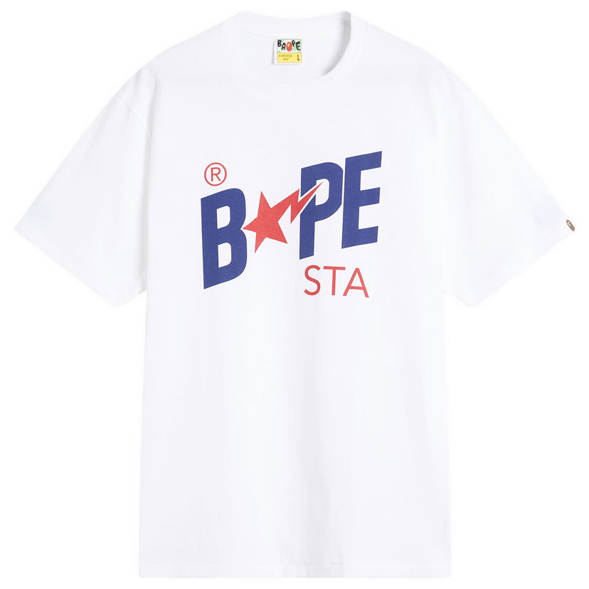 Majica kratkih rukava BAPE Bathing Ape Colors Bape Sta T-Shirt, Large Bijela | 001TEL301022M-WHT