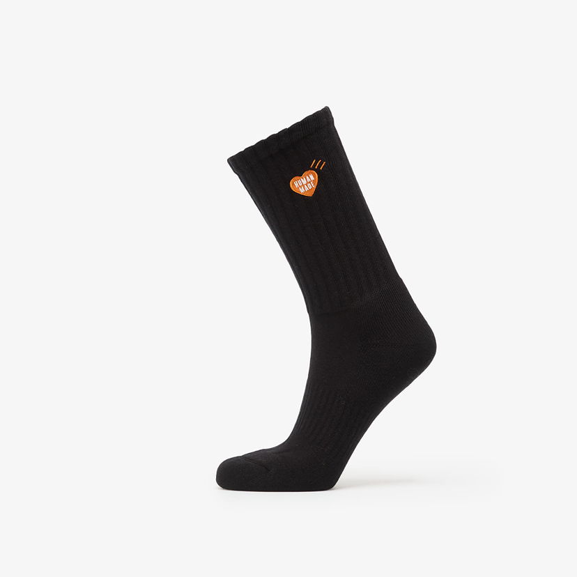 Čarape Human Made HUMAN MADE Pile Socks 1-pack Crna | HM30GD064BK