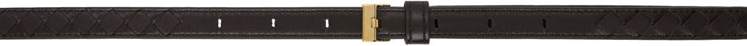 Pojasevi Bottega Veneta Intrecciato Leather Watch Strap Crna | 805582 V4R01