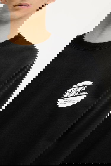 Dukserice Neighborhood NEIGHBORHOOD Classic Long Sleeve Sweatshirt with Graphic Crna | 251FPNH.CSM01, 3
