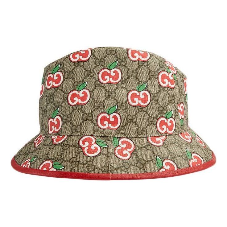 Šešir Gucci Canvas Bucket Hat with Apple Print Bež | 628445-4HL96-8474, 0